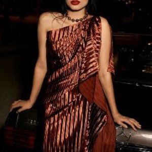 Stunning & Elegant Anthropologie One-Shoulder Dress